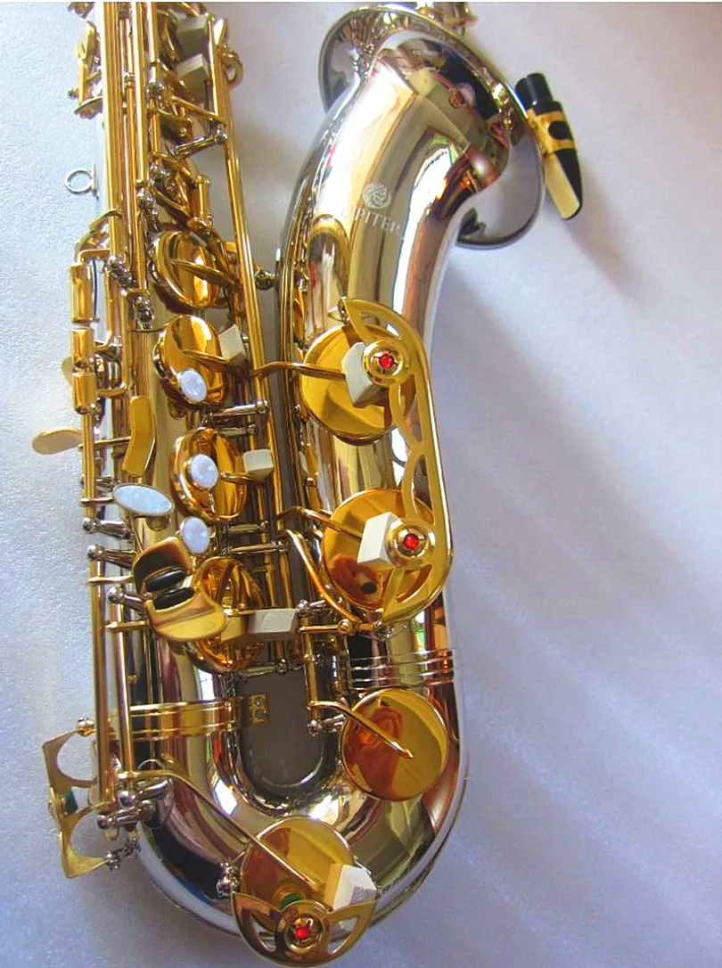 JUPITER Tenor Saxophone Silver nickel plating Gold Keys Sax Tenor