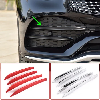 

Car Styling Front Fog Light Decoration Strips Air Intake Grille Cover Trim Accessory ABS For Mercedes Benz GLC Class X253 2020