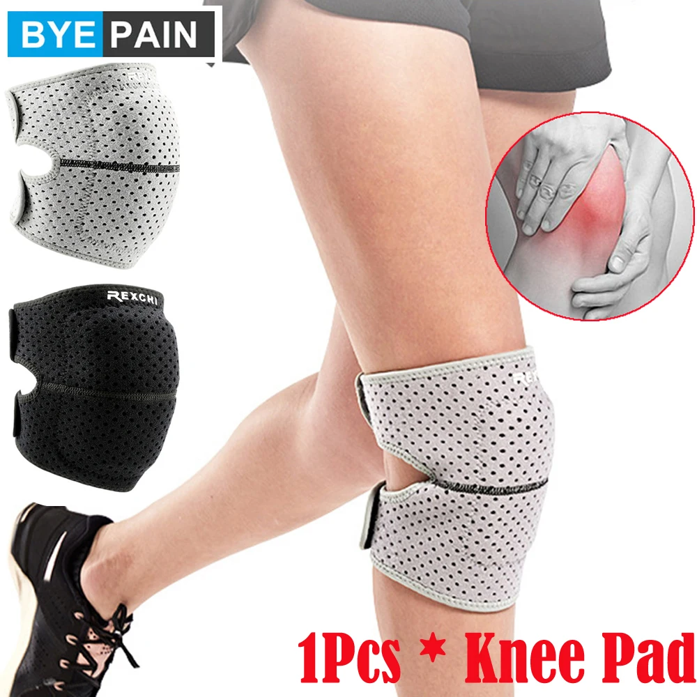 

1Pcs Elastic Sports Knee Pads, Non-Slip Sponge Knee Guard Protector Knee Brace Support for Volleyball Basketball Football Hockey