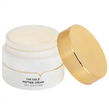 

Facial Cream Anti Wrinkle 24K Gold Anti Aging Skin Moisturize Peptide Effectively Increases Elasticity