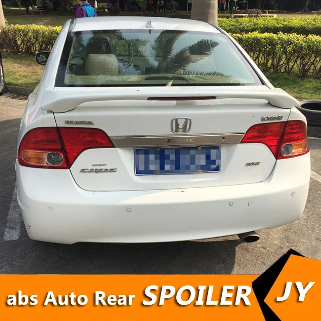 Спойлер для HONDA Civic 2006-2011 civic высококачественный спойлер на светильник из