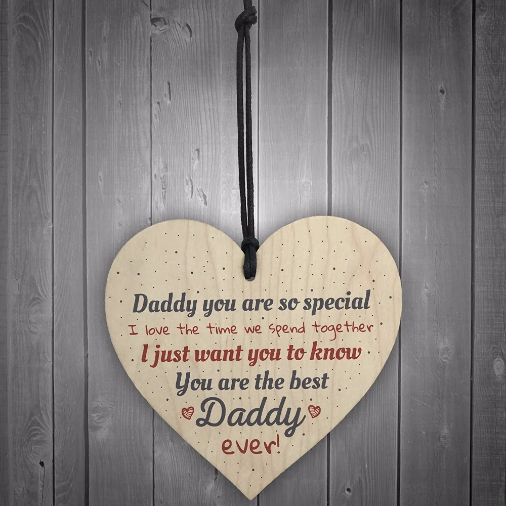 4-Meijiafei-Best-Daddy-Ever-Fathers-Day-Dad-Gift-Wood-Heart-Sign-Thank-You-Gift-From-Daughter
