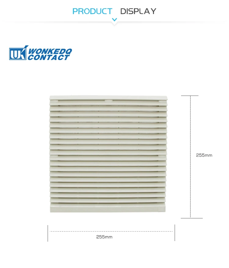 obturador do ventilador, grelhas, gabinete elétrico, ventilação