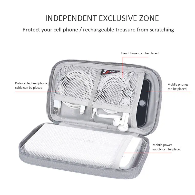Портативный электронный продукт аксессуар для путешествий сумка электронный органайзер кабели путешествия мини электронный цифровой чехол