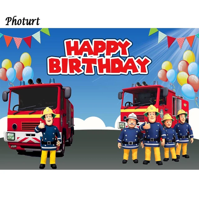 Paper streamer flames  Fire fighter birthday party, Fire truck party,  Fireman birthday