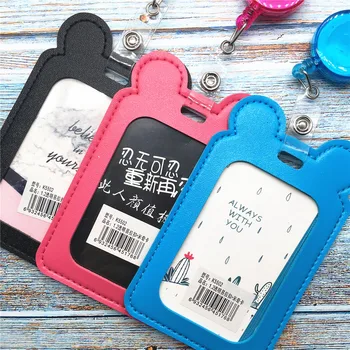 

Retractable Badge Card Holder Nurse Doctor Exhibition ID Name Card Badge Holder School Office ID Business Case Supplies