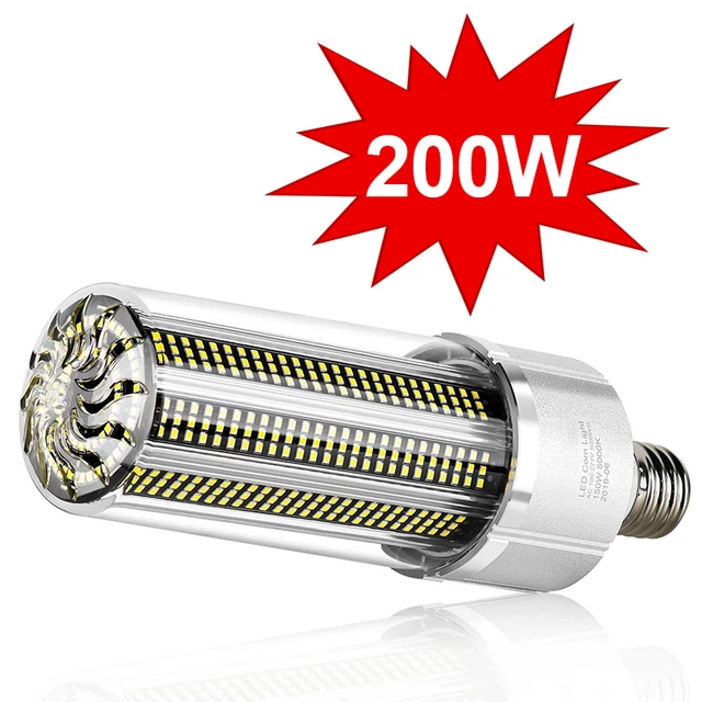 Lampadina LED E27 mais 25W-200W lampada LED Super Bright 110V 220V Smart IC  E39 E40