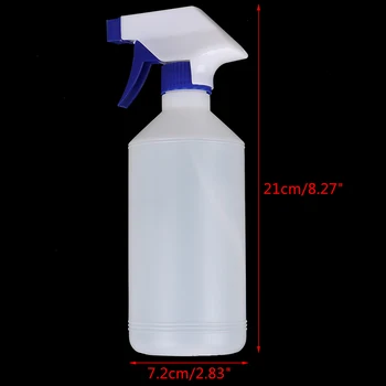 

Hot Sale 500ml Empty Plastic Spray Bottle Alcohol Disinfectant Bottle Hairdressing Spray Bottle Garden Water Sprayer Bottle