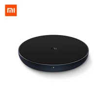 Xiaomi Qi Беспроводное зарядное устройство 10 Вт макс быстрая Беспроводная зарядка для iPhone 11 Pro Max samsung huawei смартфон