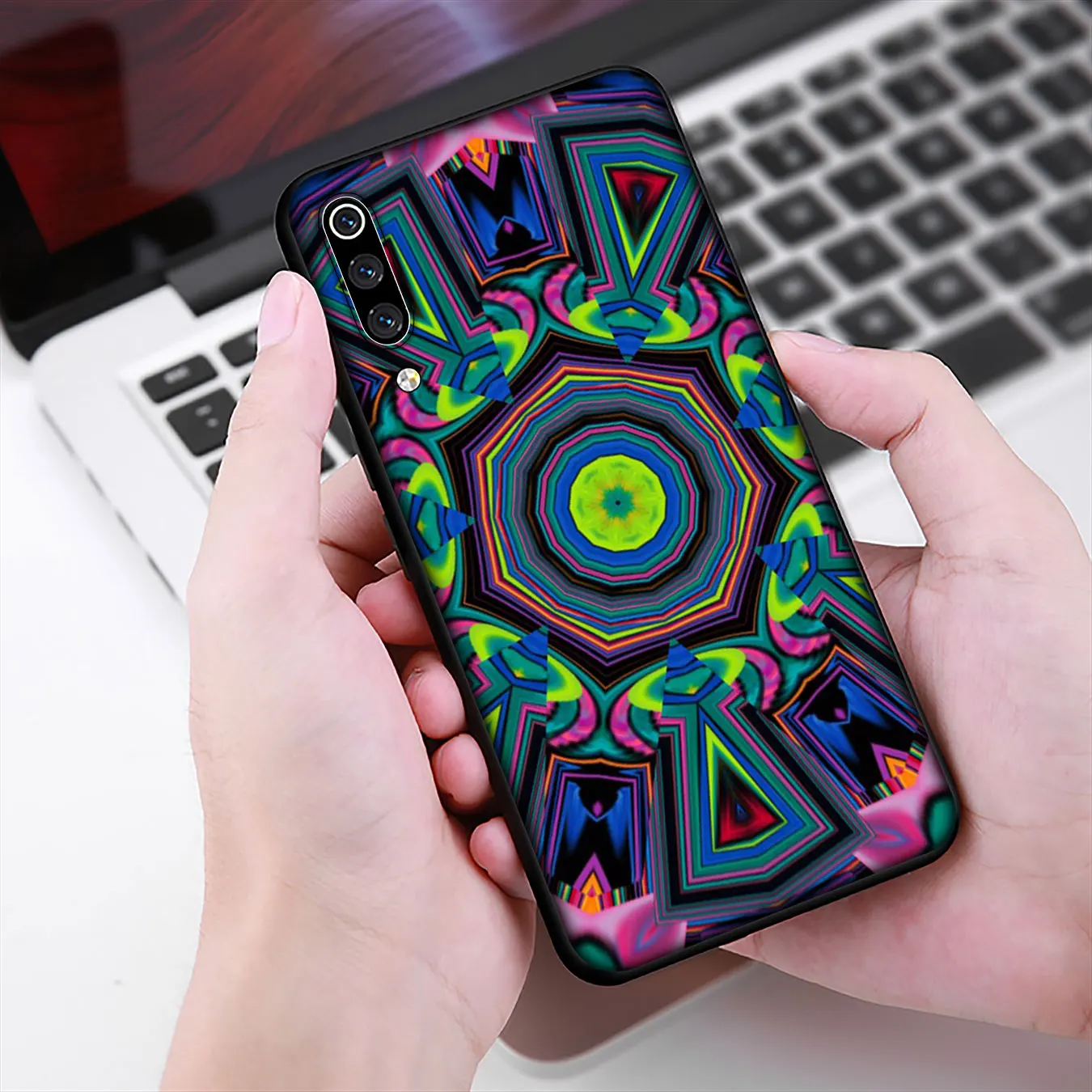 Цветной Радужный Мягкий силиконовый чехол IYICAO для телефона Xiaomi Mi 10 9 9T A3 Pro 8 SE A2 Lite