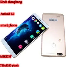 Téléphone intelligent S07 4G LTE, écran capacitif de 5 pouces, 2 go + 16 go, Android 6.0, MTK6737 Quad Core, 720x1280 Pixels, double SIM, caméra 