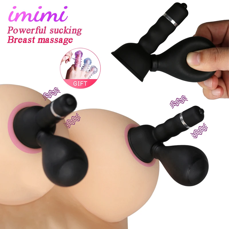 Gode Clitoris Stimulator Nipple Sucker Breast Vibrator Enlargement Brush Licking Clitoral Female Masturbator Sex Toys for Adult | Красота и
