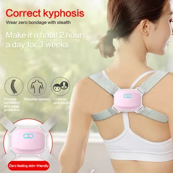 

Adjustable Intelligent Posture Trainer Upper Back Brace Shoulder Lumbar Support Belt Corset Posture Correction For Men And Women
