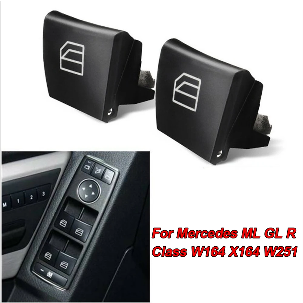 

auto accessories in plastic Driver Window Switch Button Cap for Mercedes ML GL R Class W164 X164 W251