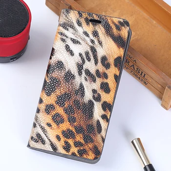 

Huawei Mate 9 10 20 Honor P10 P20 P30 Leather Flip Phone Luxury Leopard Flip Cover Shatter-Resistant Mobile Phone Case