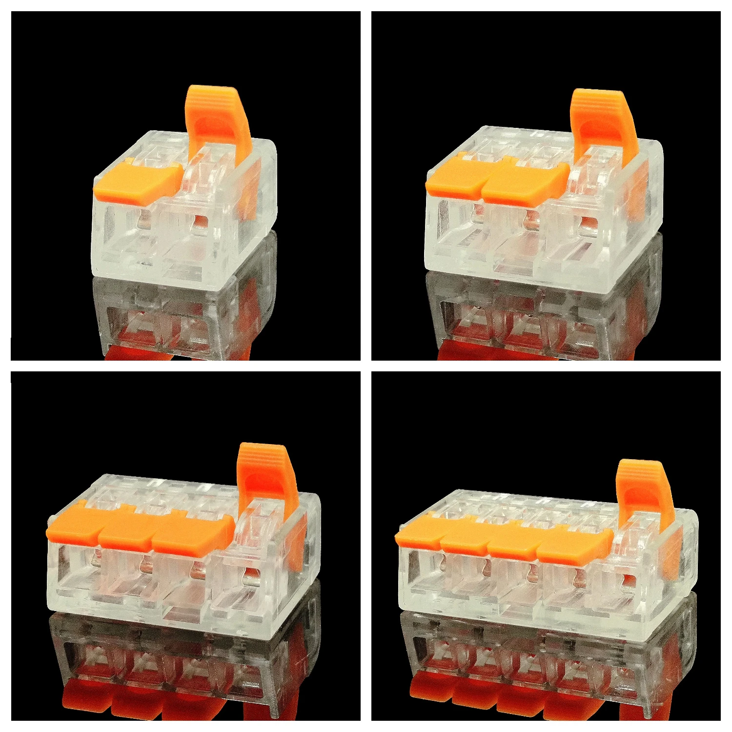 

30/50PCS Replace WAGO 221 Series Mini Fast Wire Connectors,Universal Compact Wiring Connector,push-in Conductor Terminal Block
