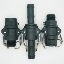DN15 to DN50  Plastic Camlock Couplings 3Pcs/5pcs 1/2