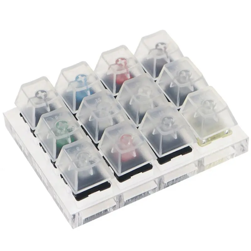 

Translucent Keycaps Testing Tool Cherry 12 MX Switches Keyboard Tester Kit