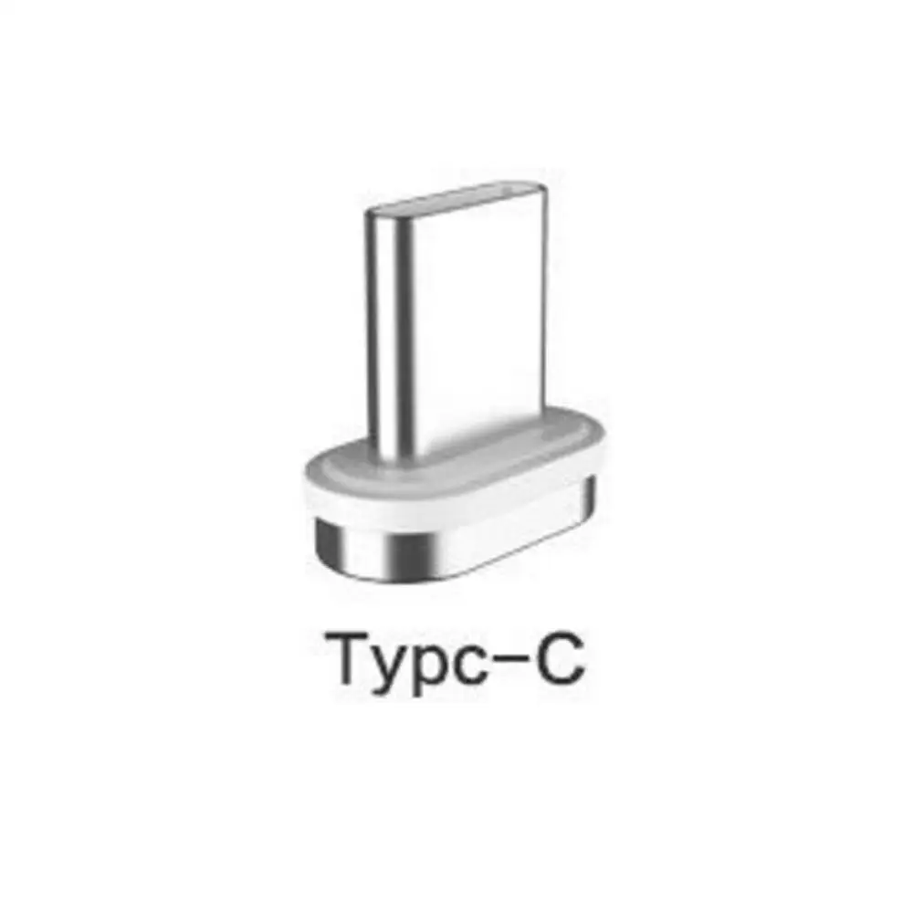 FLOVEME Магнитный кабель Micro usb type C для iPhone кабель освещения 1 м 3A провод для быстрого заряда type-C Магнитный кабель для зарядки телефона - Цвет: For Type C Plug
