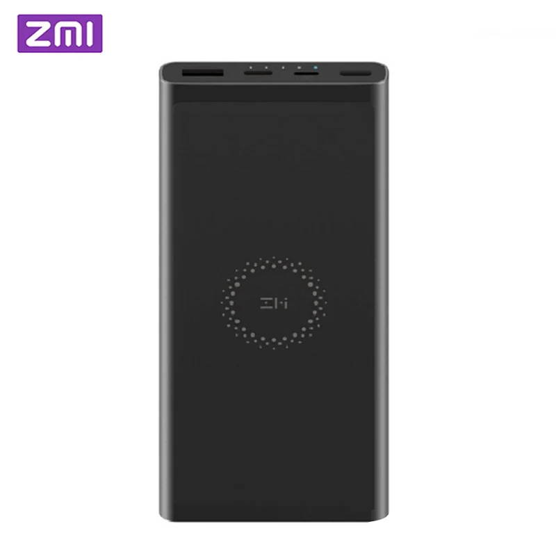 ZMI 10000 мАч беспроводной внешний аккумулятор для MFi Apple зарядки Lightning двойной USB C 18