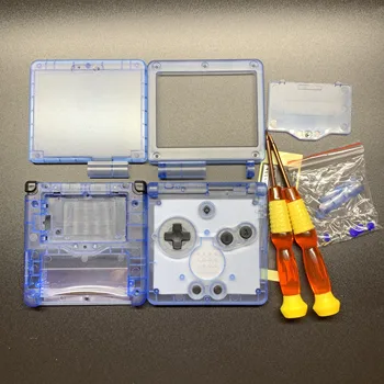 

Ganer Transparent Blue For GameBoy Advance SP shells Classic Replacement For GBA SP Housing Case Cover