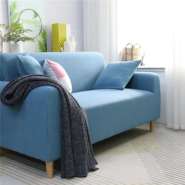 Эластичный чехол для дивана для гостиной, магический стрейч, чехол для дивана, водонепроницаемая подушка для кресла, протектор для домашних собак - Цвет: Зеленый