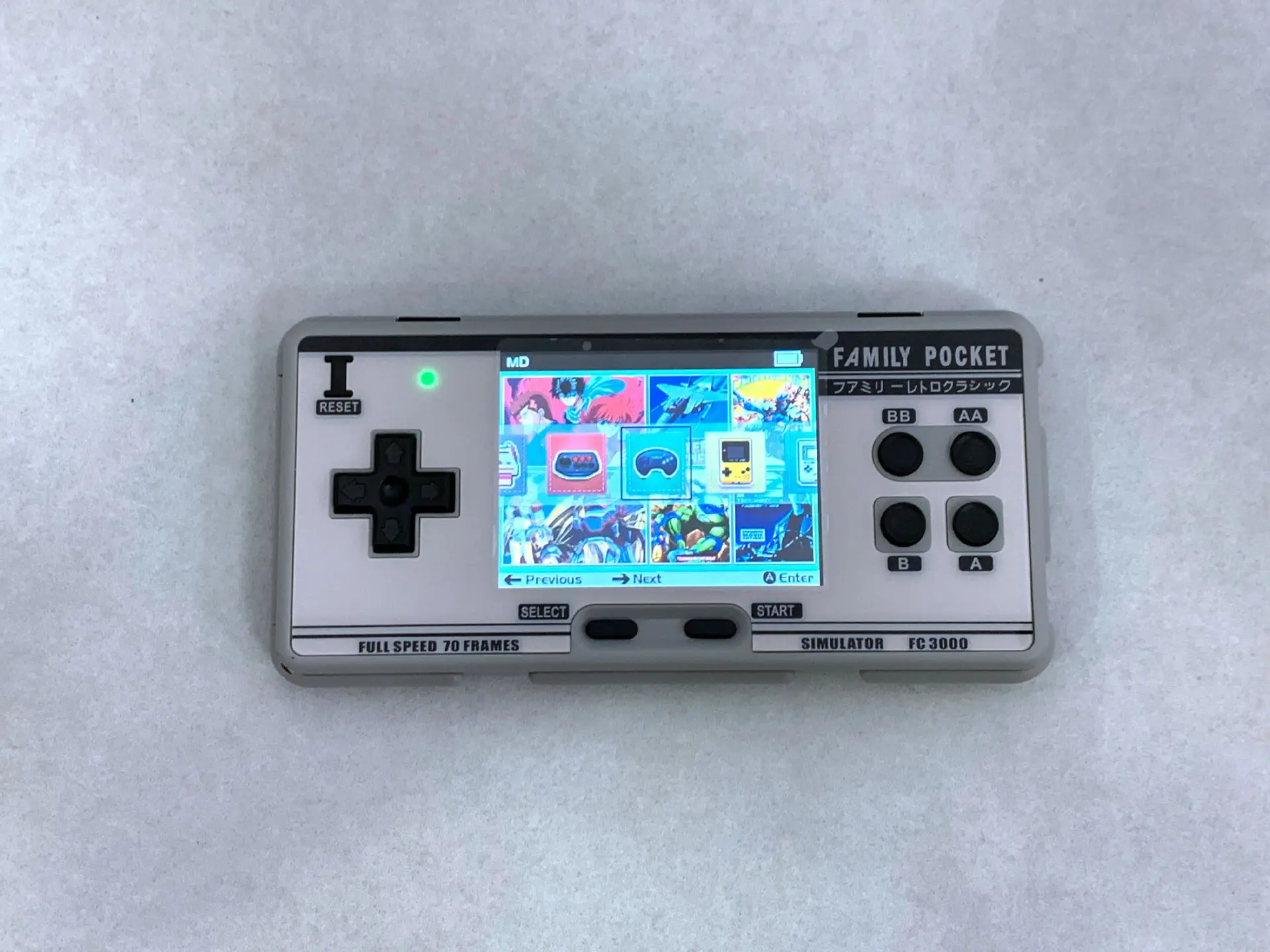 FC3000 Handheld Game Console 8 Simulators 1000  Games Support CPS1/GB Children Game Player for PXPX7