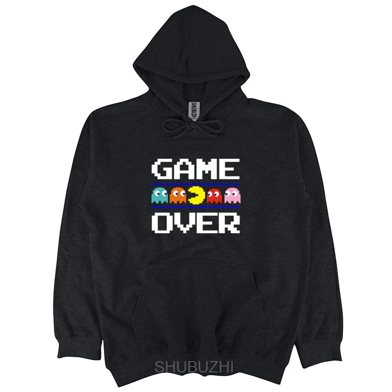 Game Over Classic Official Namco Arcade Black Mens hooded Cool Casual pride hoody men Unisex New sbz3230 | Мужская одежда