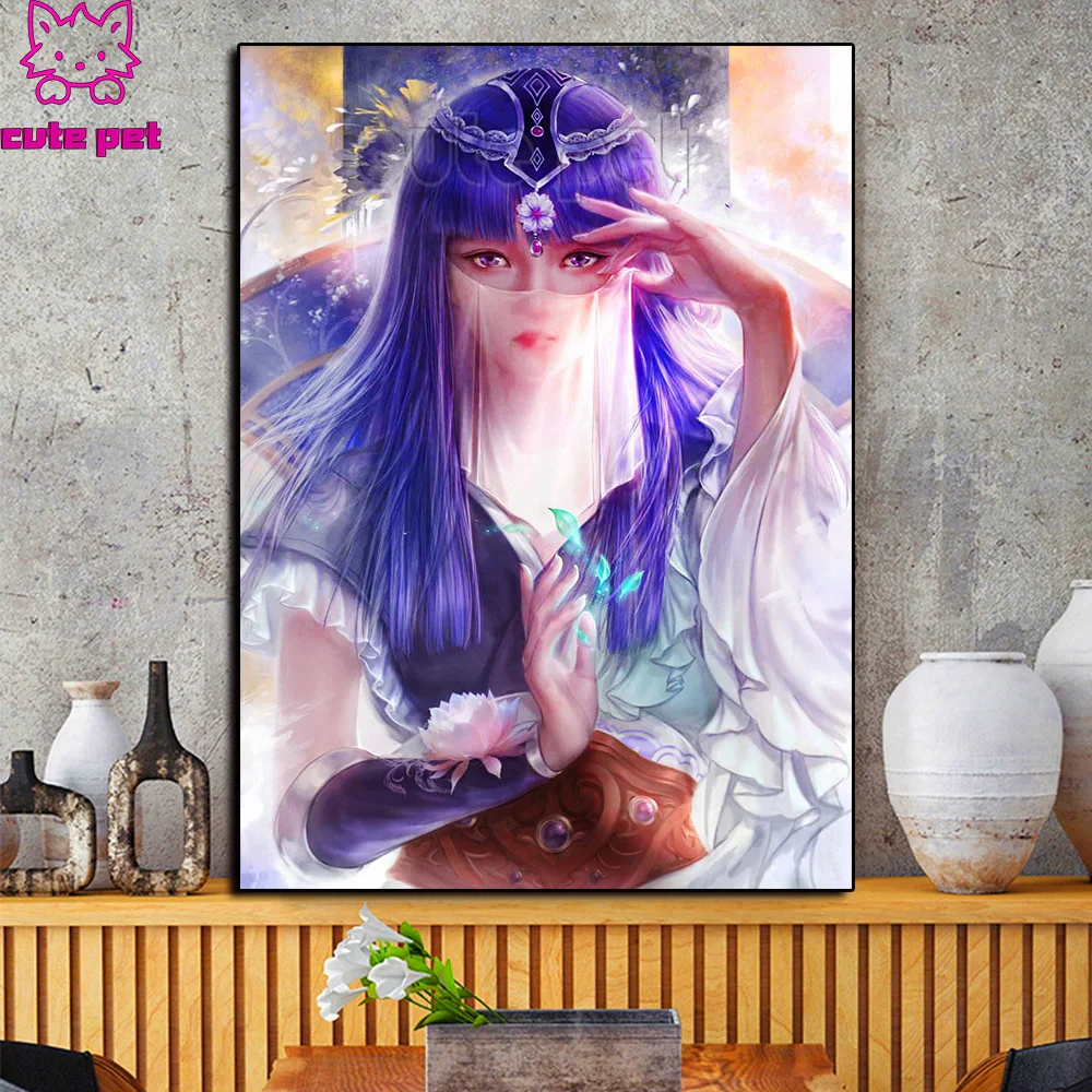 Алмазная живопись Qin Shi ming yue Shao Si Ming 5d сделай сам вышивка крестиком украшение из