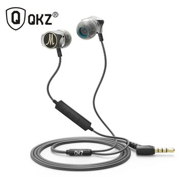 

QKZ DM7 Wired Earphones Special Edition Gold Plated Housing Headset Noise Isolating HD HiFi Earphone Sport Earbuds