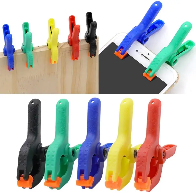 

2inch DIY Tools Plastic Nylon Toggle Clamps For Woodworking Spring Clip for PhotoBackground Clamp Heavy