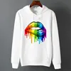 Men Pride Lgbt Gay Love Lesbian Rainbow Fleece Hoodies Sweatshirts Unisex Winter Harajuku Love is Love Sweatshirts Hoodies ► Photo 3/6