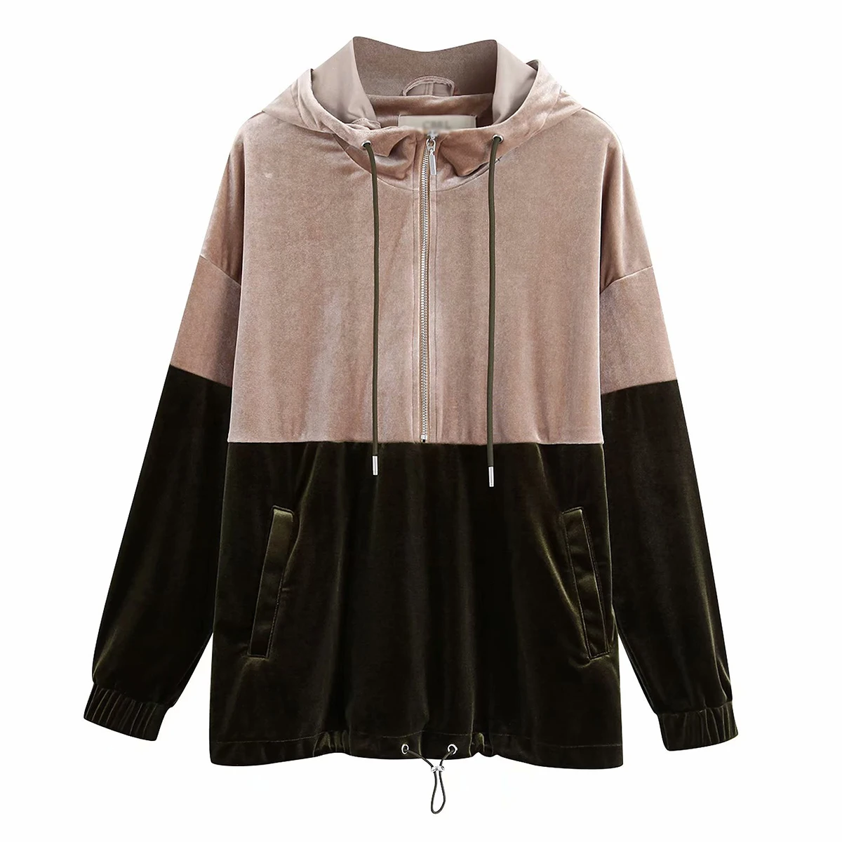Sweatshirt Jastie бархатная толстовка с высоким воротом, толстовки с галстуком, Женский Топ, толстовки с длинным рукавом, спортивный костюм, пальто, повседневная спортивная одежда - Цвет: Sweatshirt