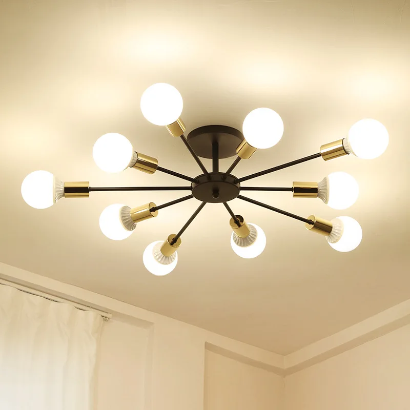 Светодиодные подвесные светильники скандинавские промышленные лампы для