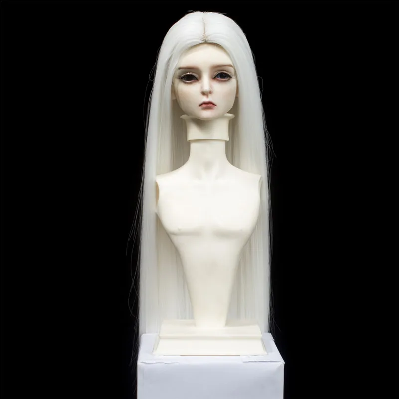 1001 BJD парики для волос Размер 1/6 1/4 1/3 куклы высокотемпературное волокно Длинные прямые парики натурального цвета для куклы SD/BJD - Цвет: 1001