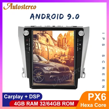 

Tesla Style 4GB RAM Android 9 Car GPS Navigation Stereo In-dash For Toyota Camry Aurion 2012- 2016 Carplay Multimedia Player HD