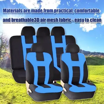 

Universal Car Inner Decoration Accessory Fine-quality Front Rear Mesh Auto Luxury Cloth All The Year Round Four Seasons Seat Cov