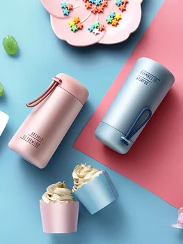 

Portable Mini Small Cute Stainless Steel Vacuum Flask Thermos Student Simple Thermos For Food With Containers Hot Water BB50BW
