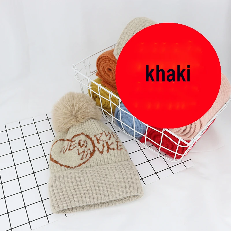 single khaki Новая модная детская шапка, шарф, комплект из 2 предметов, зимняя вязаная шапочка для мальчиков и девочек, мягкая детская шапка, шарфы, шапка для малышей - Цвет: single khaki