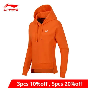 

Li-Ning Women Sports Life Po Knit Hoodie Sweaters Fitness Zip Jackets Loose Fit li ning LiNing Sports Sweaters AWDN018 WWW960