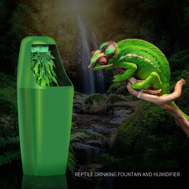 Fuente de alimentación automática para reptiles, de lagarto humidificador de agua, dispensador de alimentos, envío directo
