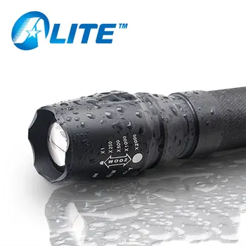 

TMWT IP67 Rain-proof 10W T6 1000lm Tactical Flashlight ,Powerful Military Grade Zoom LED Hunting Torch Powered by 18650 Battery