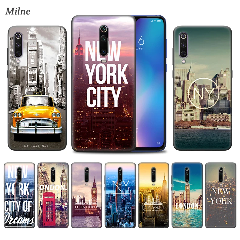 Чехол для телефона Xiaomi черный чехол из ТПУ Redmi Note 9S 8T 7 7A K30 Zoom Mi 9T 10 9 Pro A3 X2 F2|Бамперы|