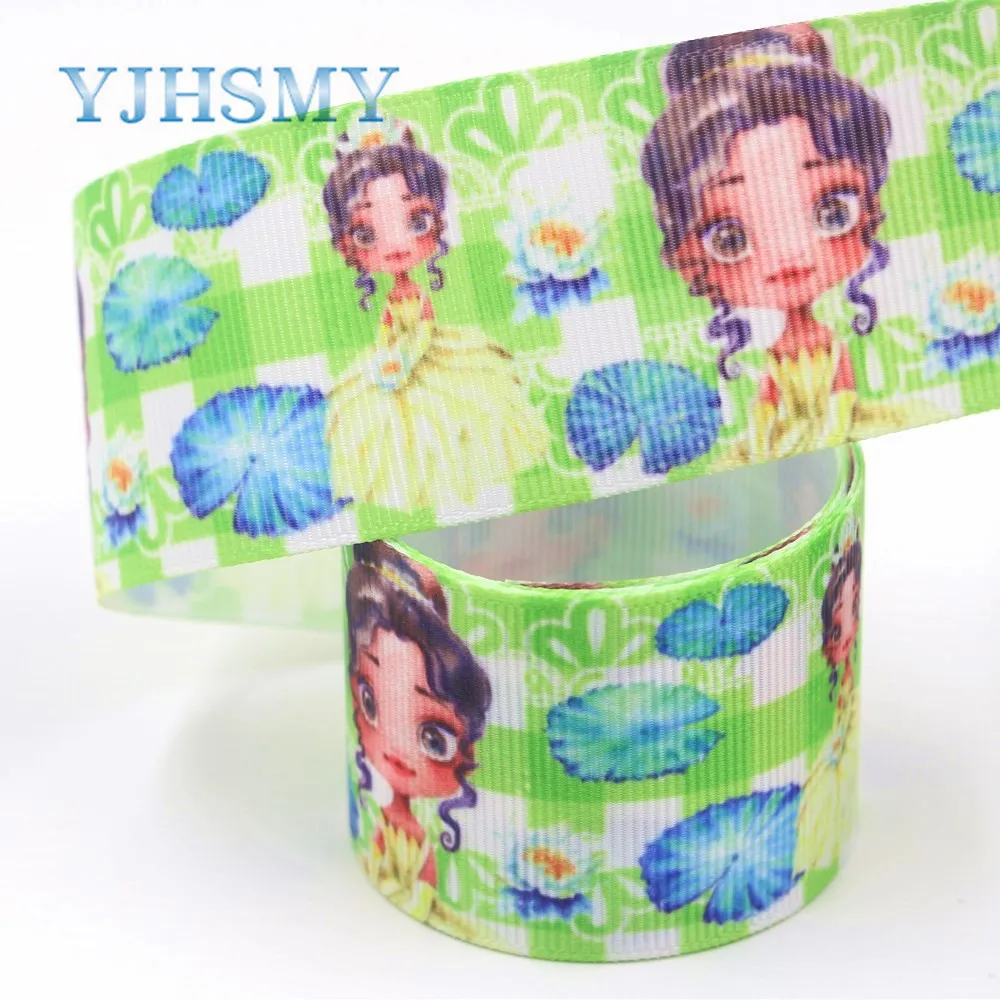YJHSMY I-19711-1580, 38 мм 10 ярдов мультфильм девушка теплопередача корсажная лента, Подарочный оберточный материал "сделай сам"
