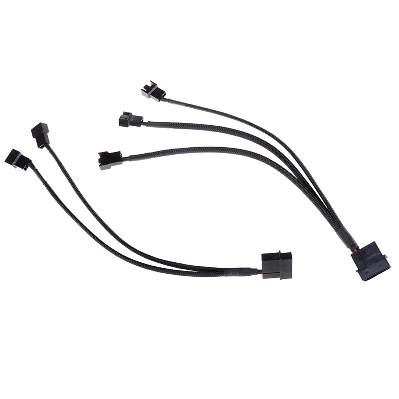 Cables & Connectors Mainboard CPU 3/4 PIN Fan Extention Cables PWM 3/4P Adapter Cable Computer Case Mainboard 3/ 4 PIN Power
