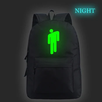 

Mochila Feminina Luminous Shine Backpack Billie Eilish School Bags for Teenage Girls Women Men Laptop Backpack Travel Backpack