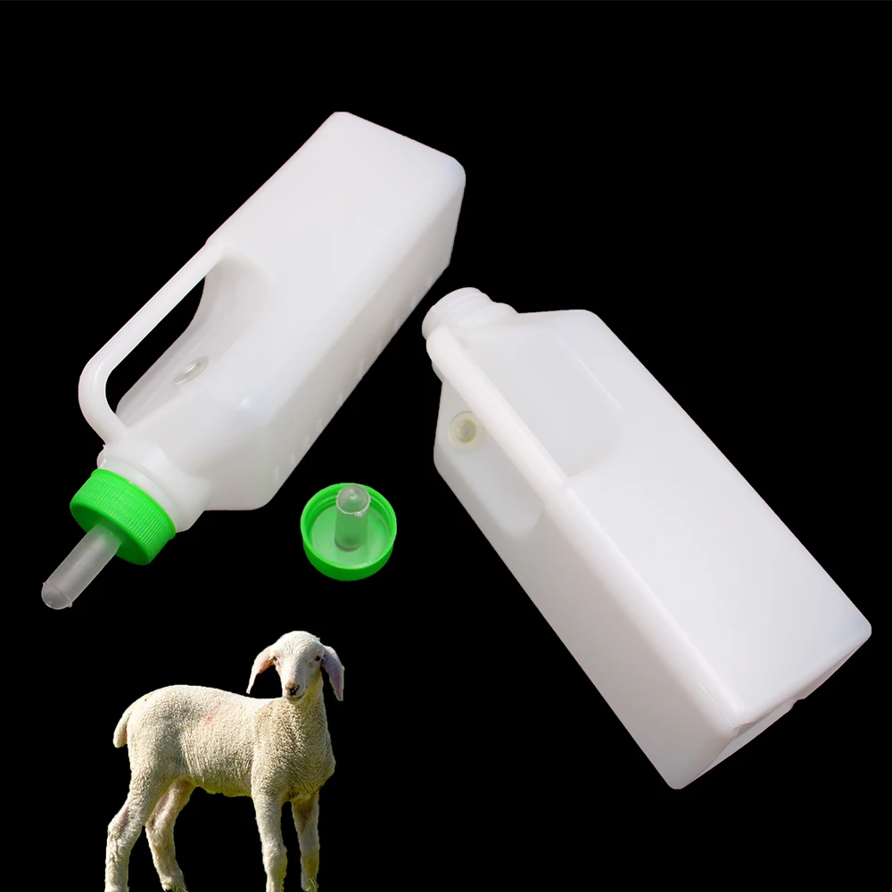 10x Goat Drinking Bottle Nipple Lamb Pet Milking Machine Soft Teat Replacement 