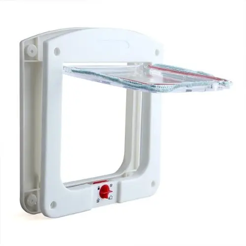 

Plastic door White 4 Positions for Cat Dog