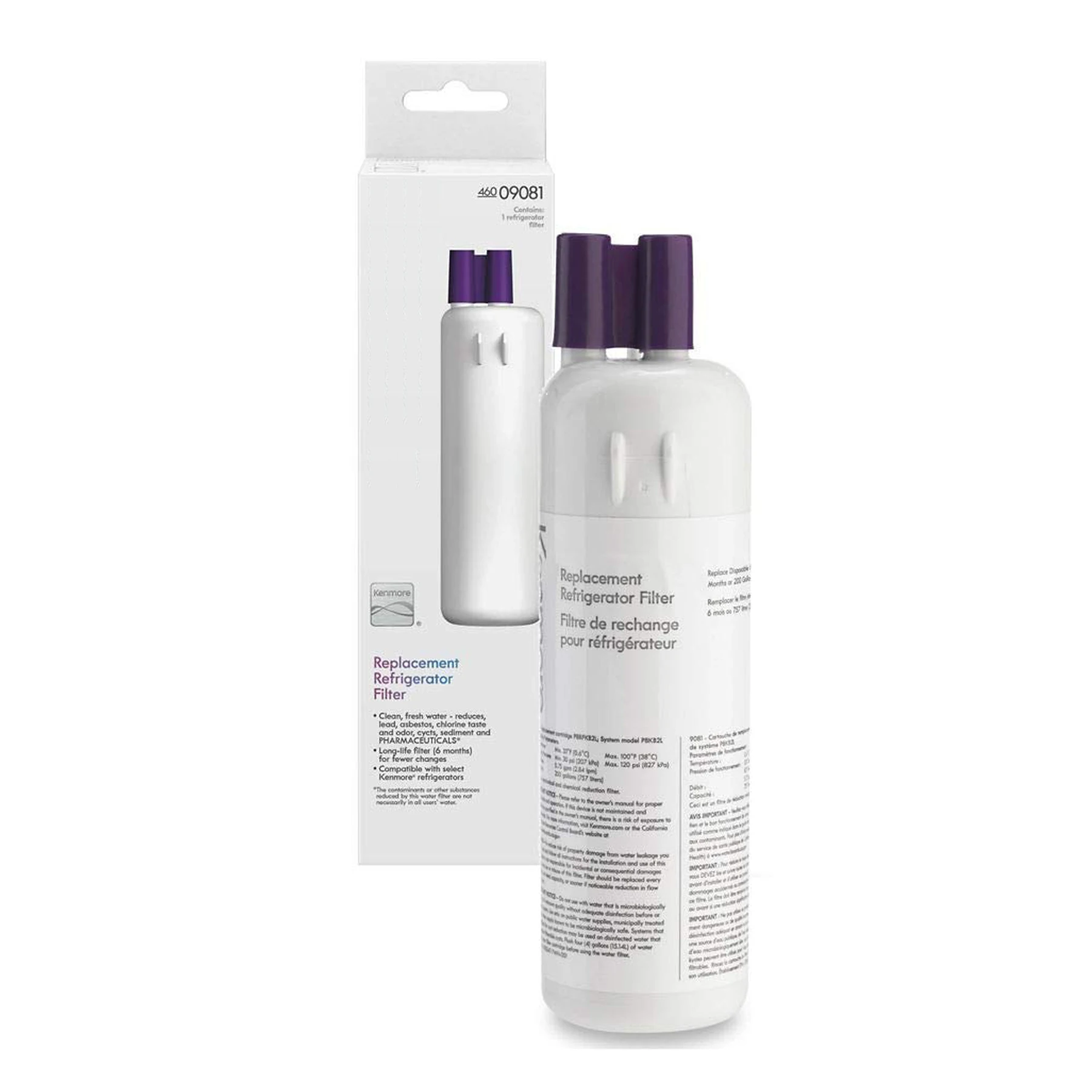 

Replacement for Kenmore 9081 Replacement Refrigerator Filter 1 Piece