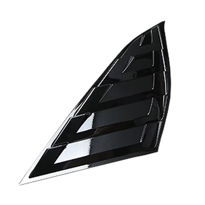 ABS Look Rear Window Shutter Blinds Cover Trim Rear Sunshade for Side Window for Honda Accord 18-19